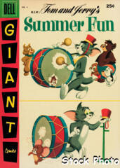 Tom and Jerry's Summer Fun #4 © July 1957 Dell Giant